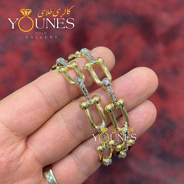 النگو طلای تیفانی تراش دار